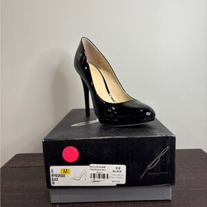 Brian Atwood Glossy Black Heels